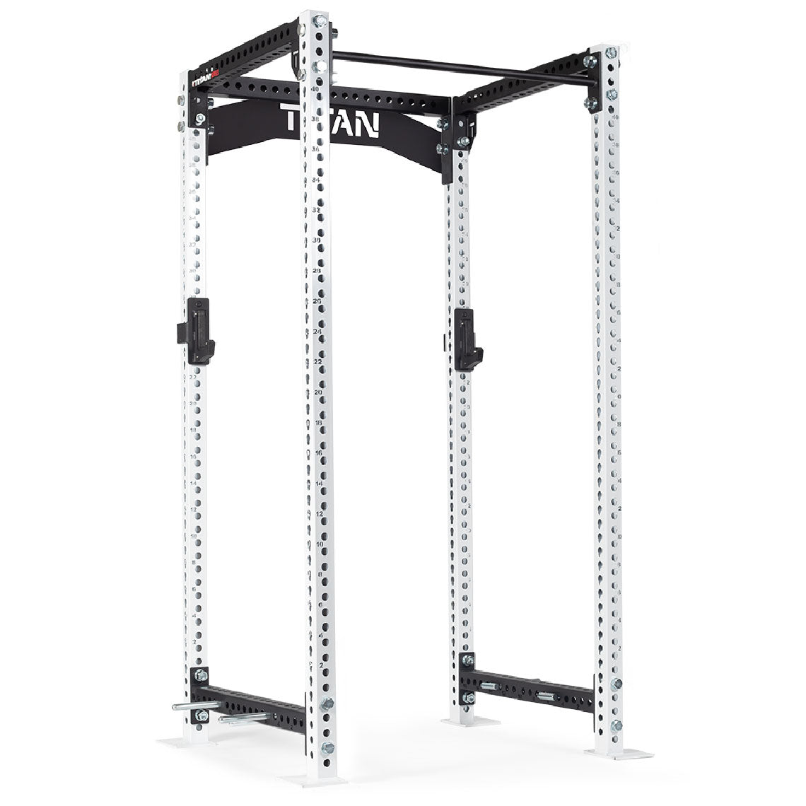 TITAN Series Power Rack | White / Crossmember Nameplate / No J-Hooks - view 133