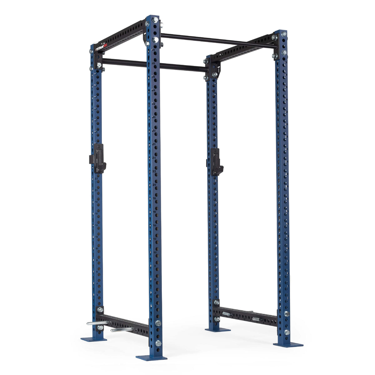 TITAN Series Power Rack | Navy / 2” Fat Pull-Up Bar / Roller J-Hooks - view 74