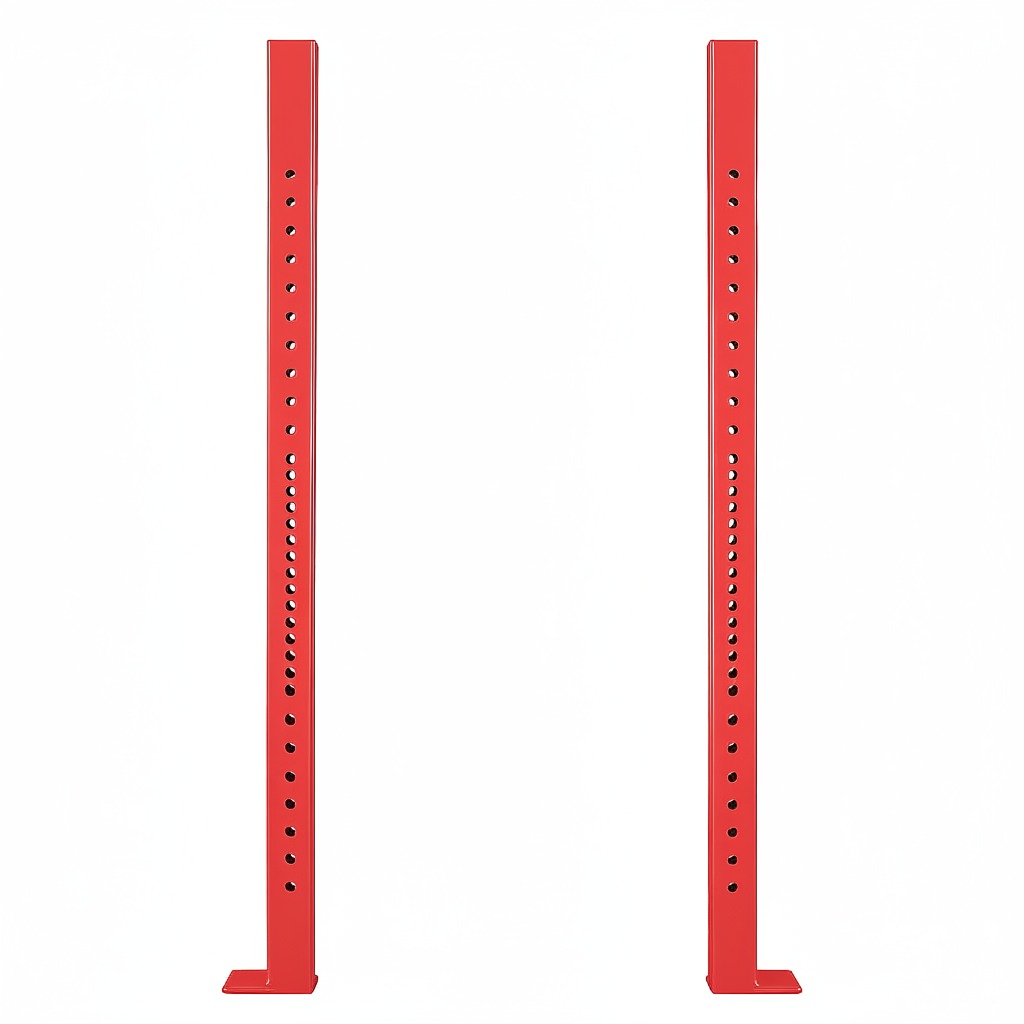 Scratch and Dent, T-3 Series Red Bolt Down Uprights | 2 Pack - view 1