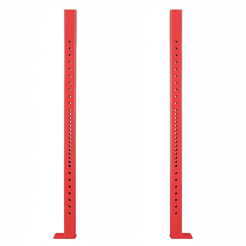 Scratch and Dent, T-3 Series Red Bolt Down Uprights | 2 Pack
