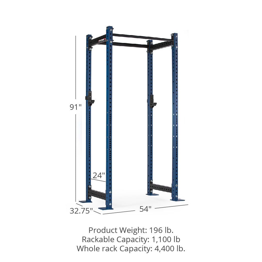 T-3 Series Power Rack | Navy / No Weight Plate Holders - view 48