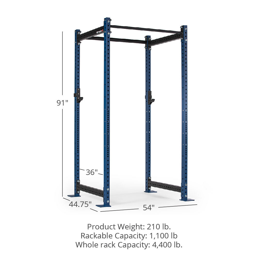 T-3 Series Power Rack | Navy / No Weight Plate Holders - view 48