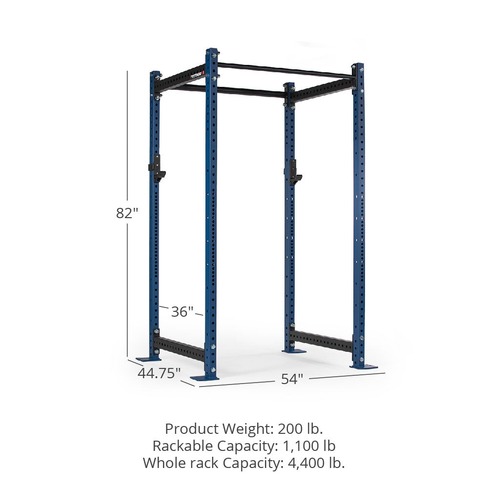 T-3 Series Power Rack | Navy / No Weight Plate Holders - view 48