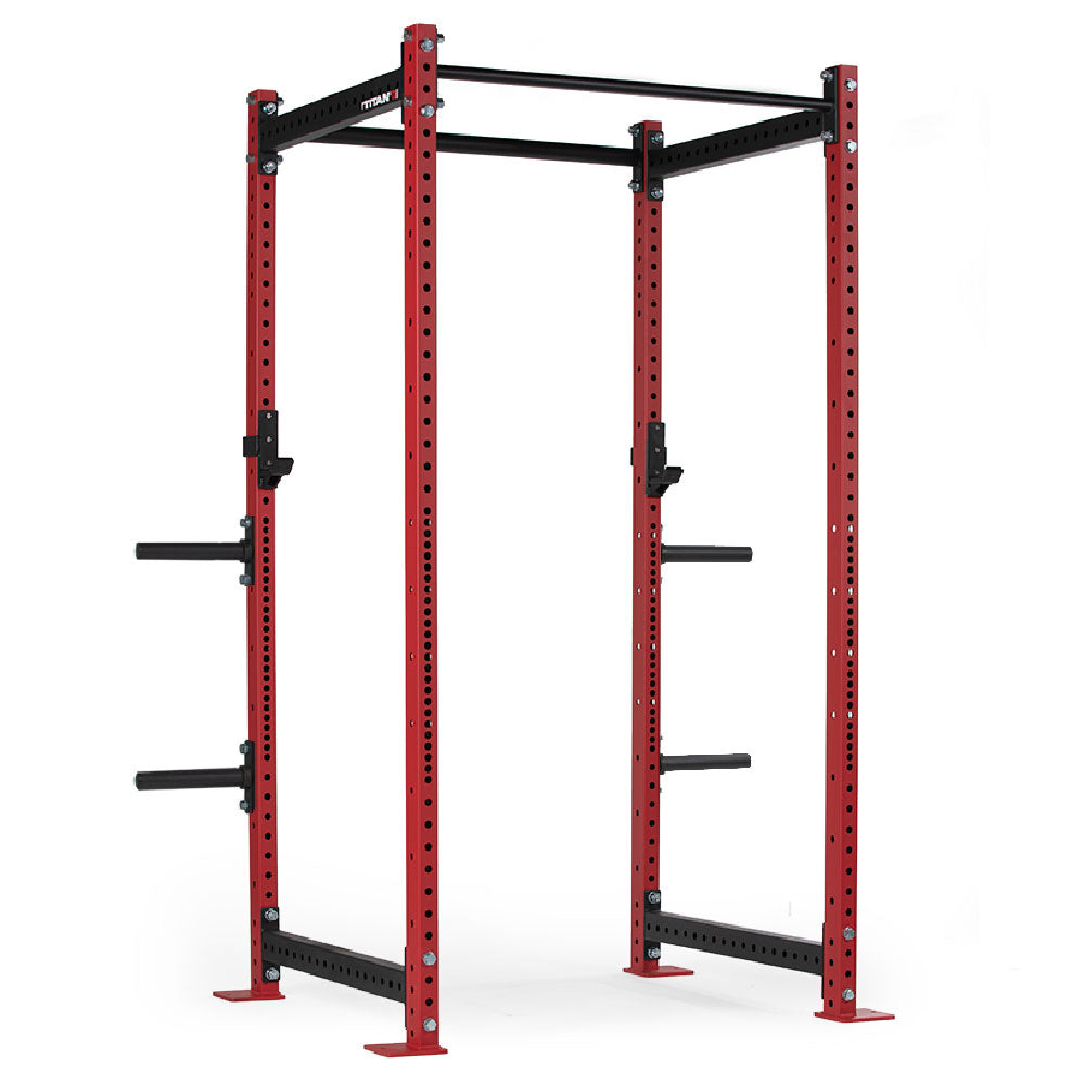 T-3 Series Power Rack | Red / 4 Pack Weight Plate Holders - view 9