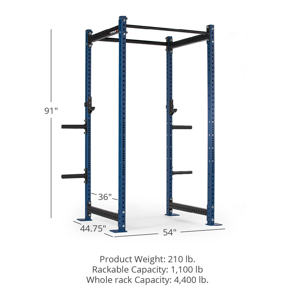 T-3 Series Power Rack | Navy / 4 Pack Weight Plate Holders - view 24