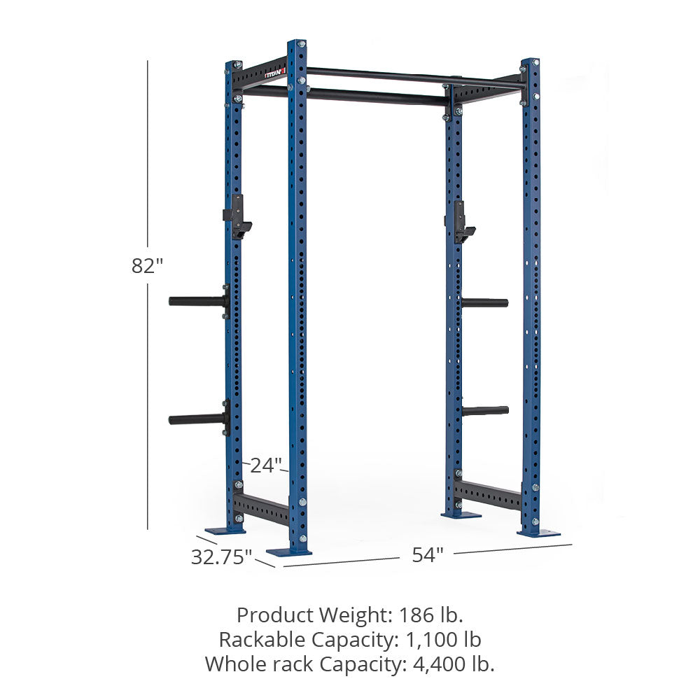 T-3 Series Power Rack | Navy / 4 Pack Weight Plate Holders - view 24
