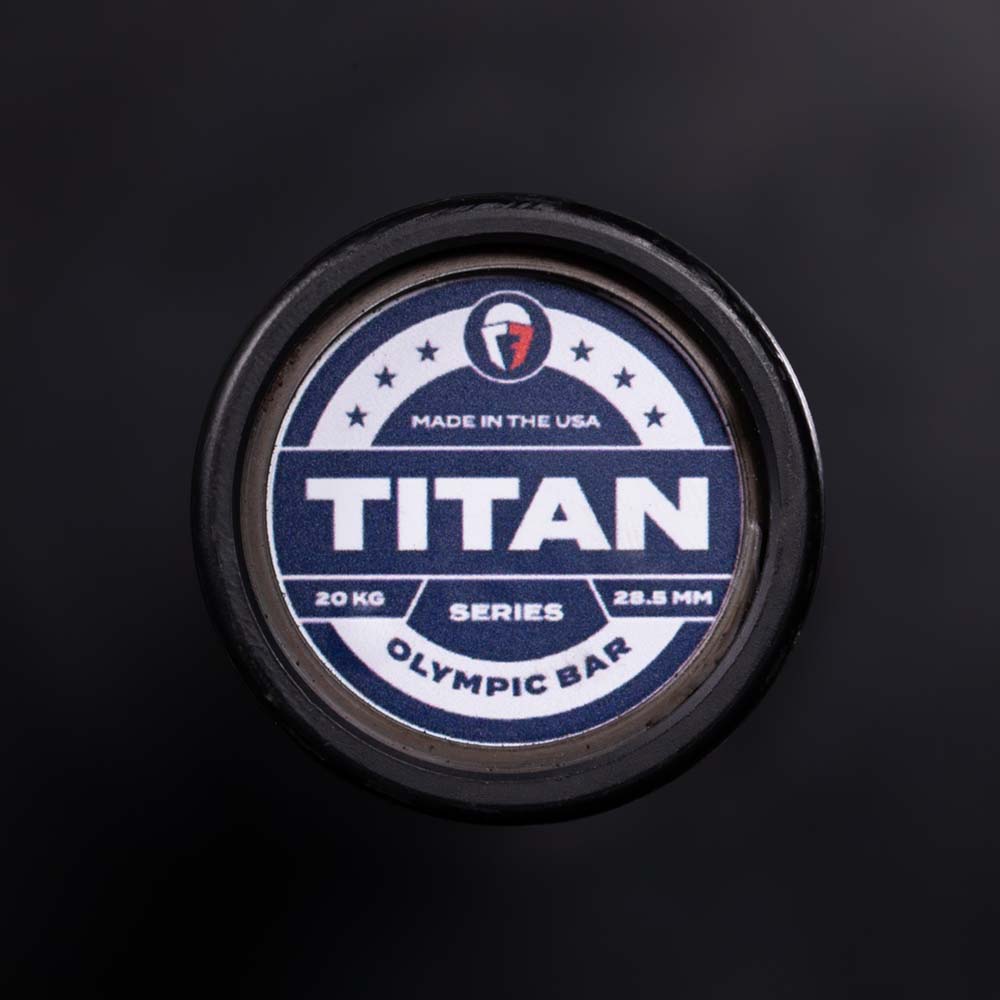 TITAN Series Cerakote Olympic Barbell | Black - view 2