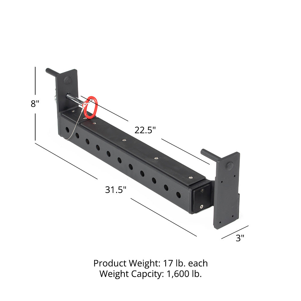 X-3 Series Flip-Down Safety Bars—24" Depth