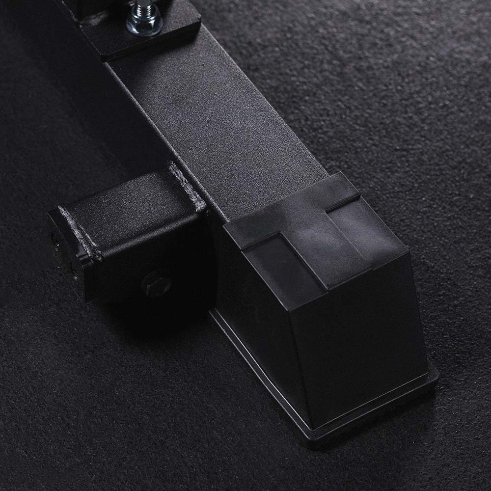 TITAN Series Single Post Flat Bench | Black