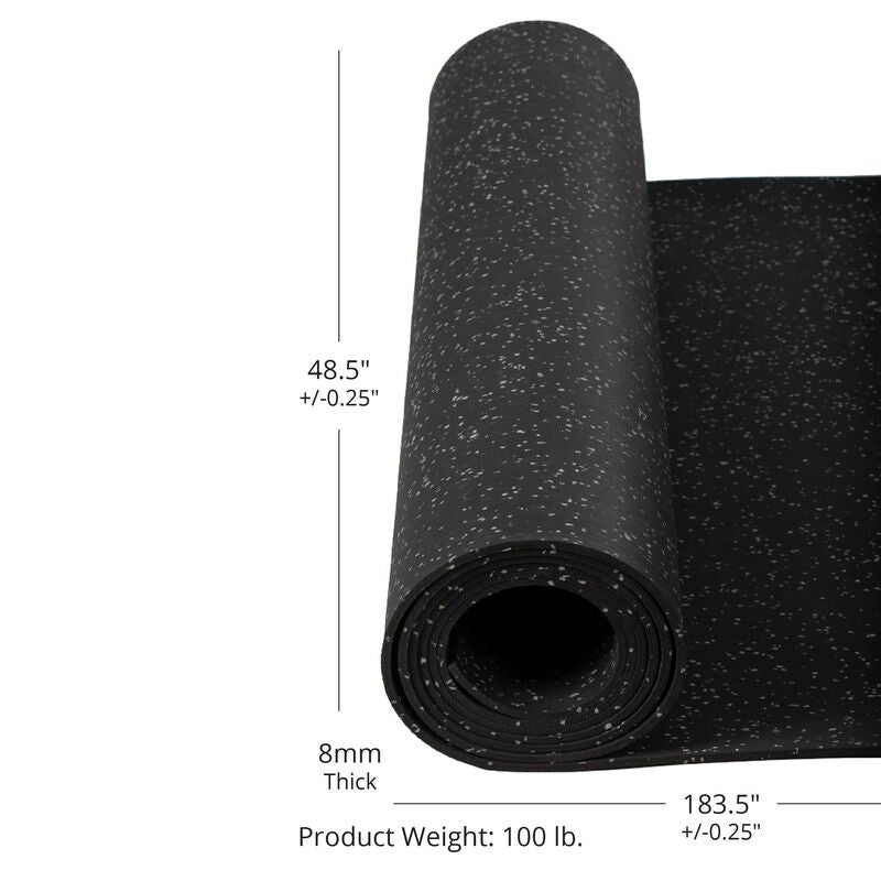 Scratch and Dent, Gray Crumb Rubber Gym Flooring Roll - view 7