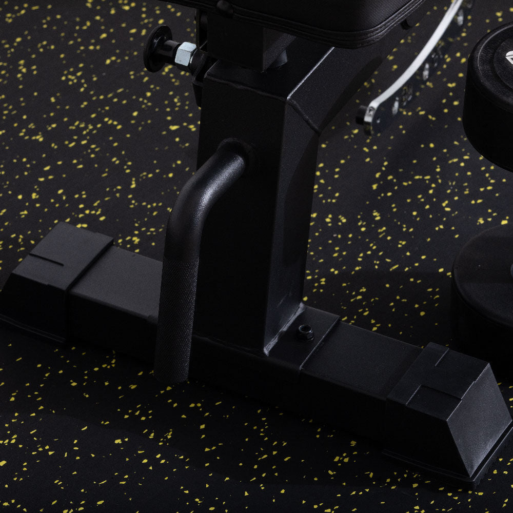 Yellow Crumb Rubber Gym Flooring Roll - view 4