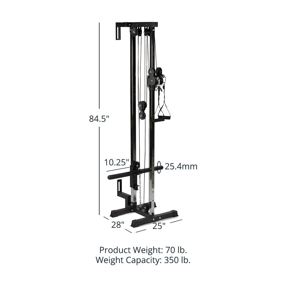 Wall and Rack Mounted Pulley Tower | Tall 84.5" - view 25