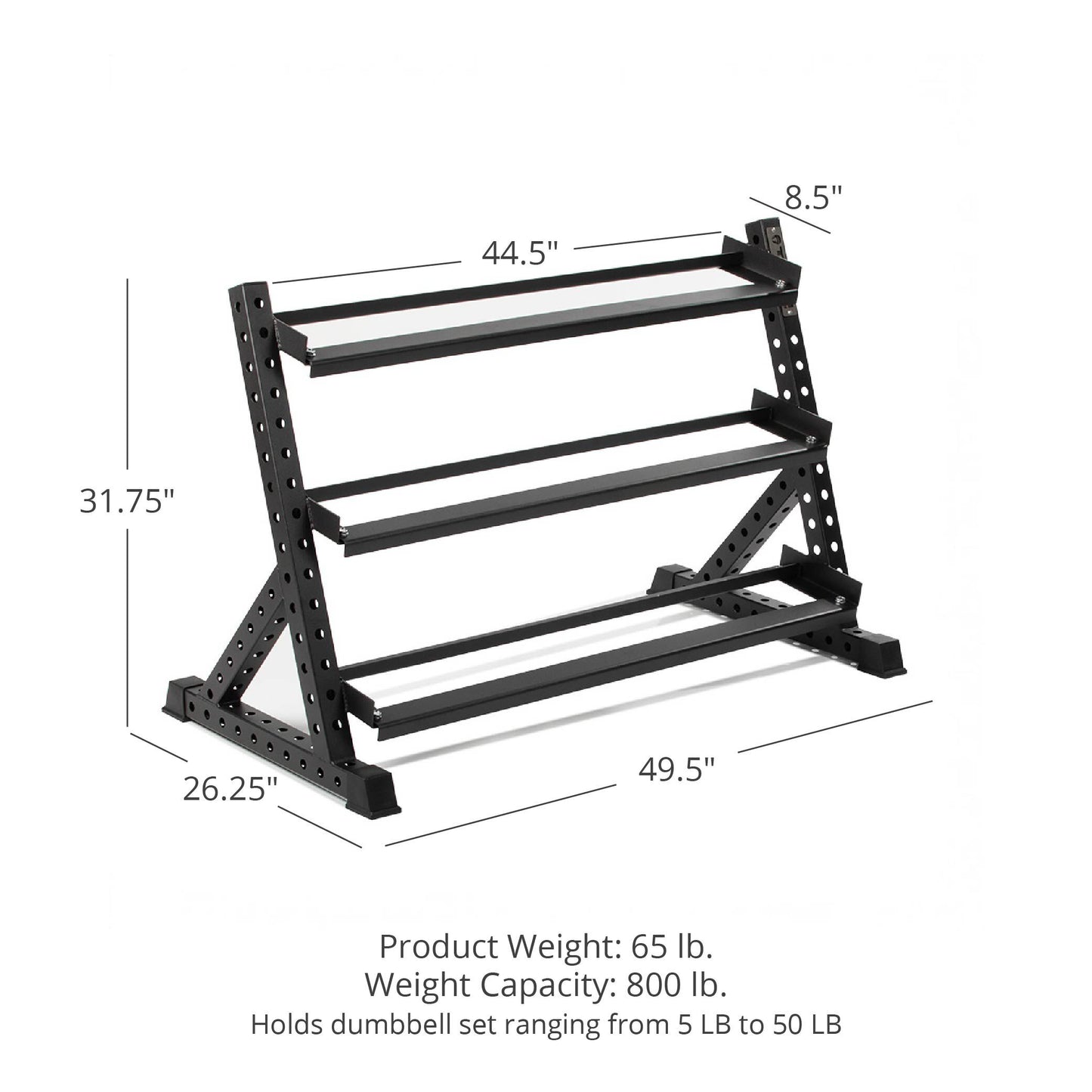 3-Tier Dumbbell Weight Rack - view 10