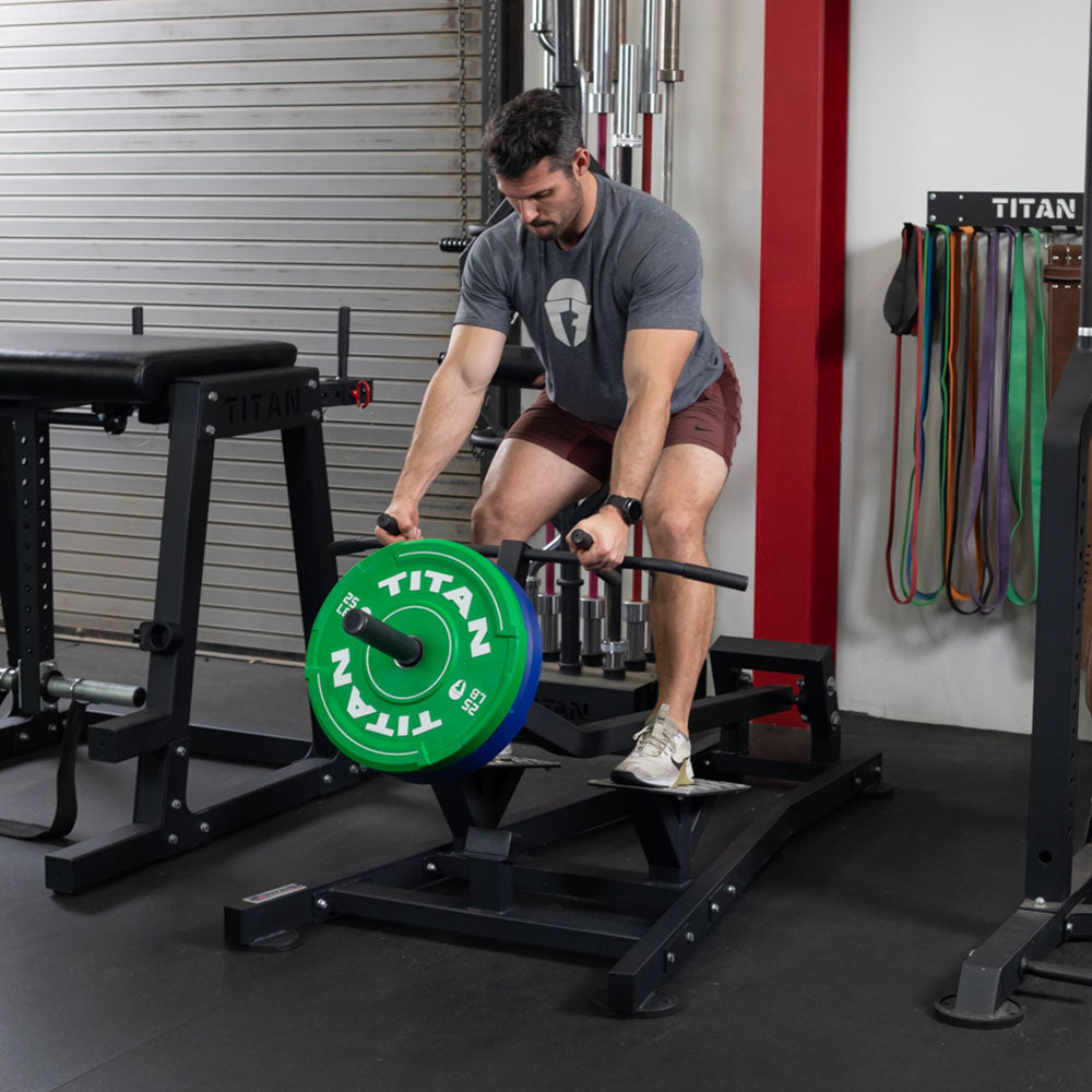 Plate-Loaded Standing T-Bar Row Machine - view 2