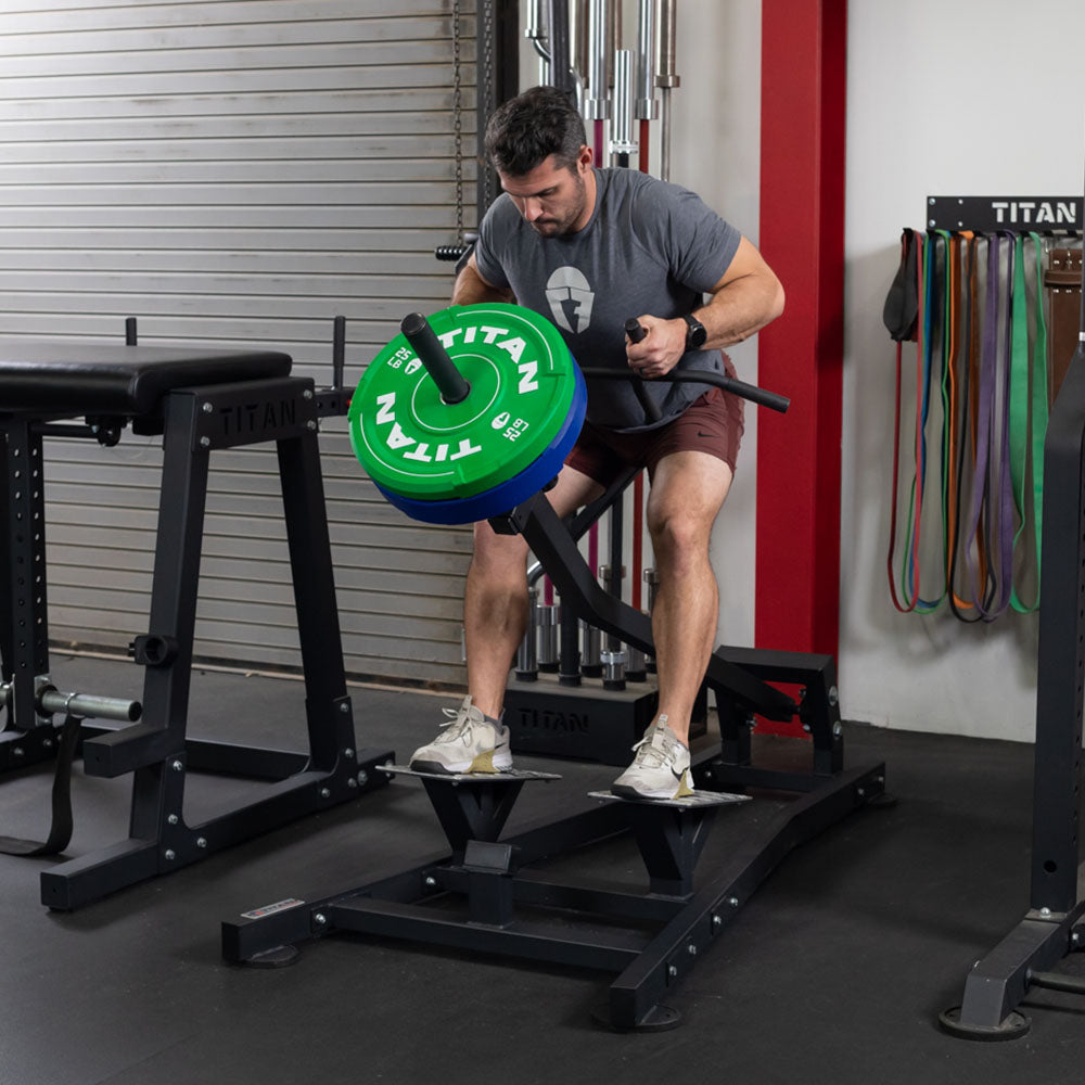 Plate-Loaded Standing T-Bar Row Machine - view 3
