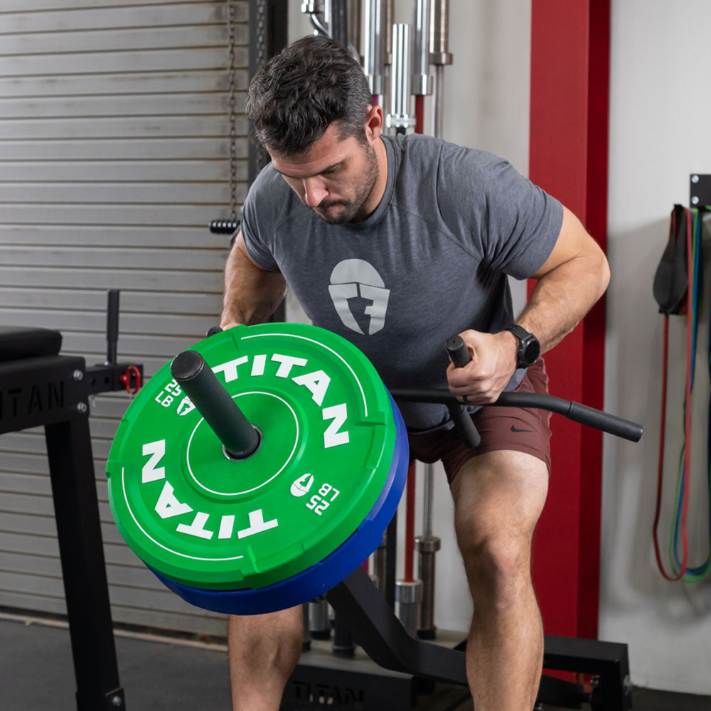 Plate-Loaded Standing T-Bar Row Machine - view 4