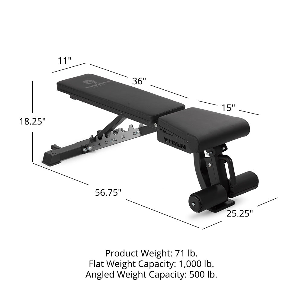 Elite Series Adjustable FID Bench | Black