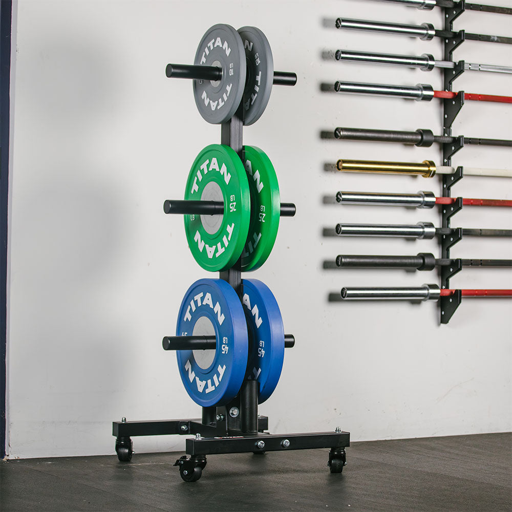 Scratch and Dent, Portable Plate and Barbell Storage Tree - view 3