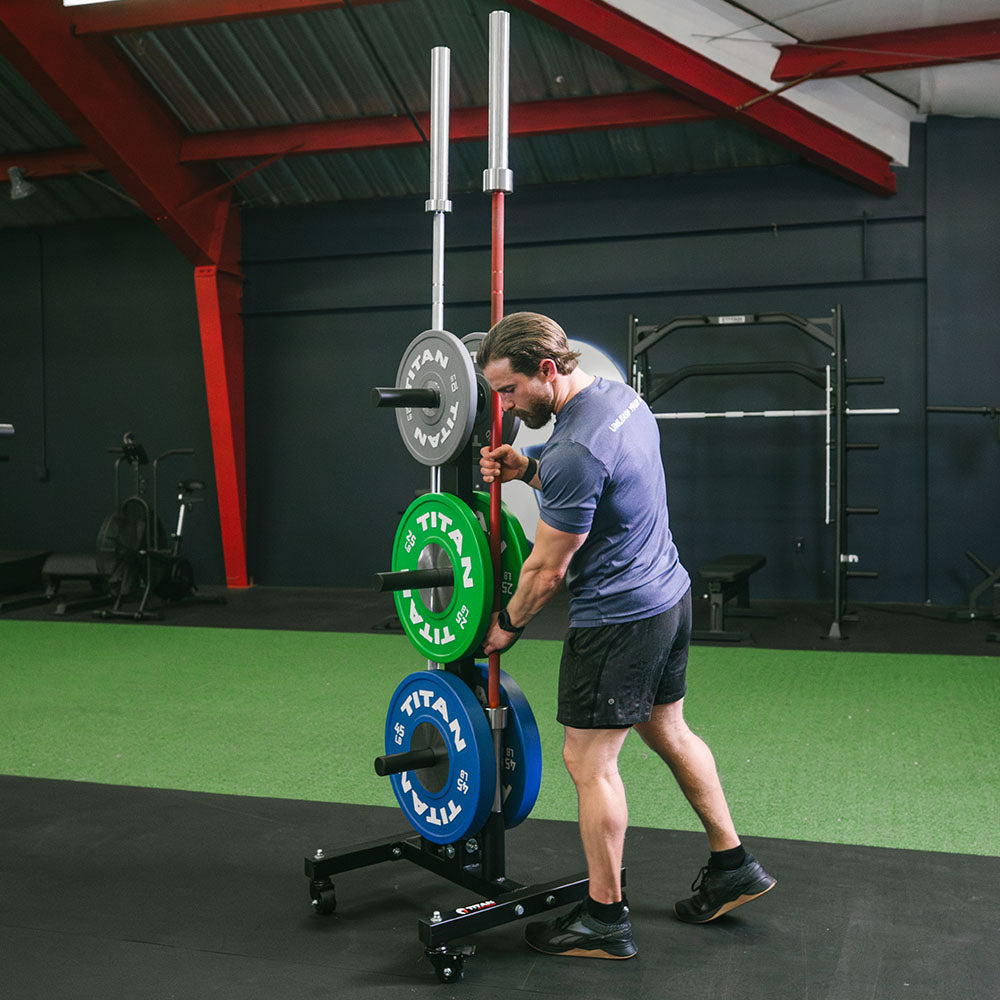 Scratch and Dent, Portable Plate and Barbell Storage Tree - view 5