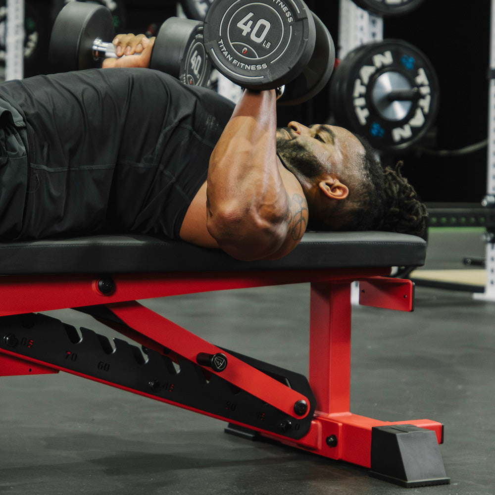 TITAN Series Adjustable Bench | Red - view 42
