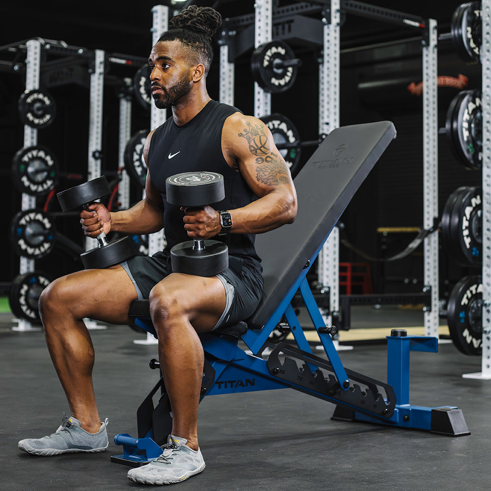 TITAN Series Adjustable Bench | Navy - view 15