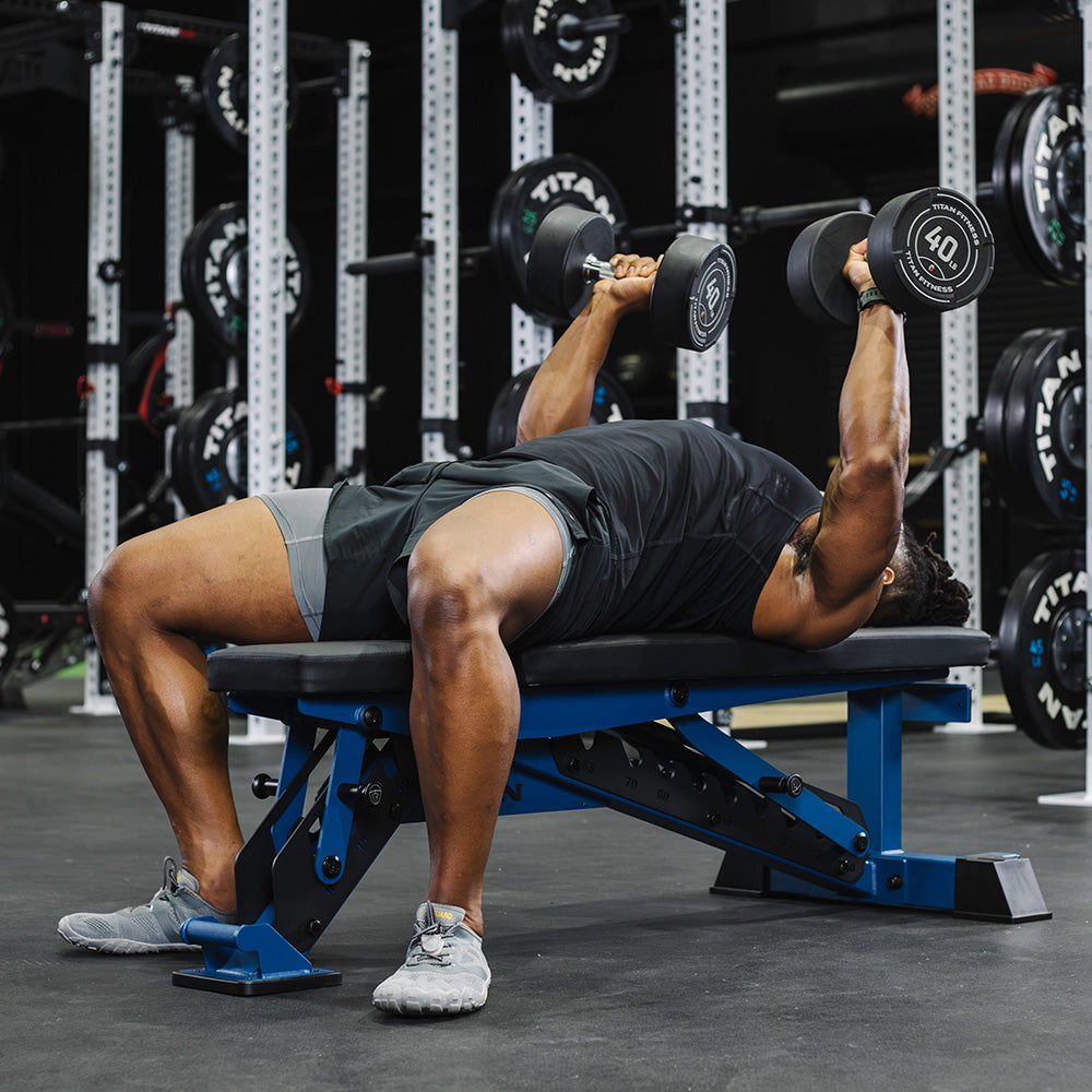 TITAN Series Adjustable Bench | Navy