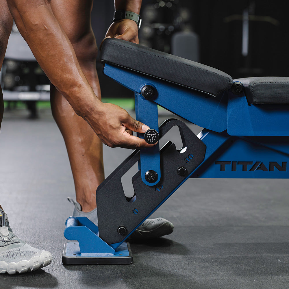 TITAN Series Adjustable Bench | Navy