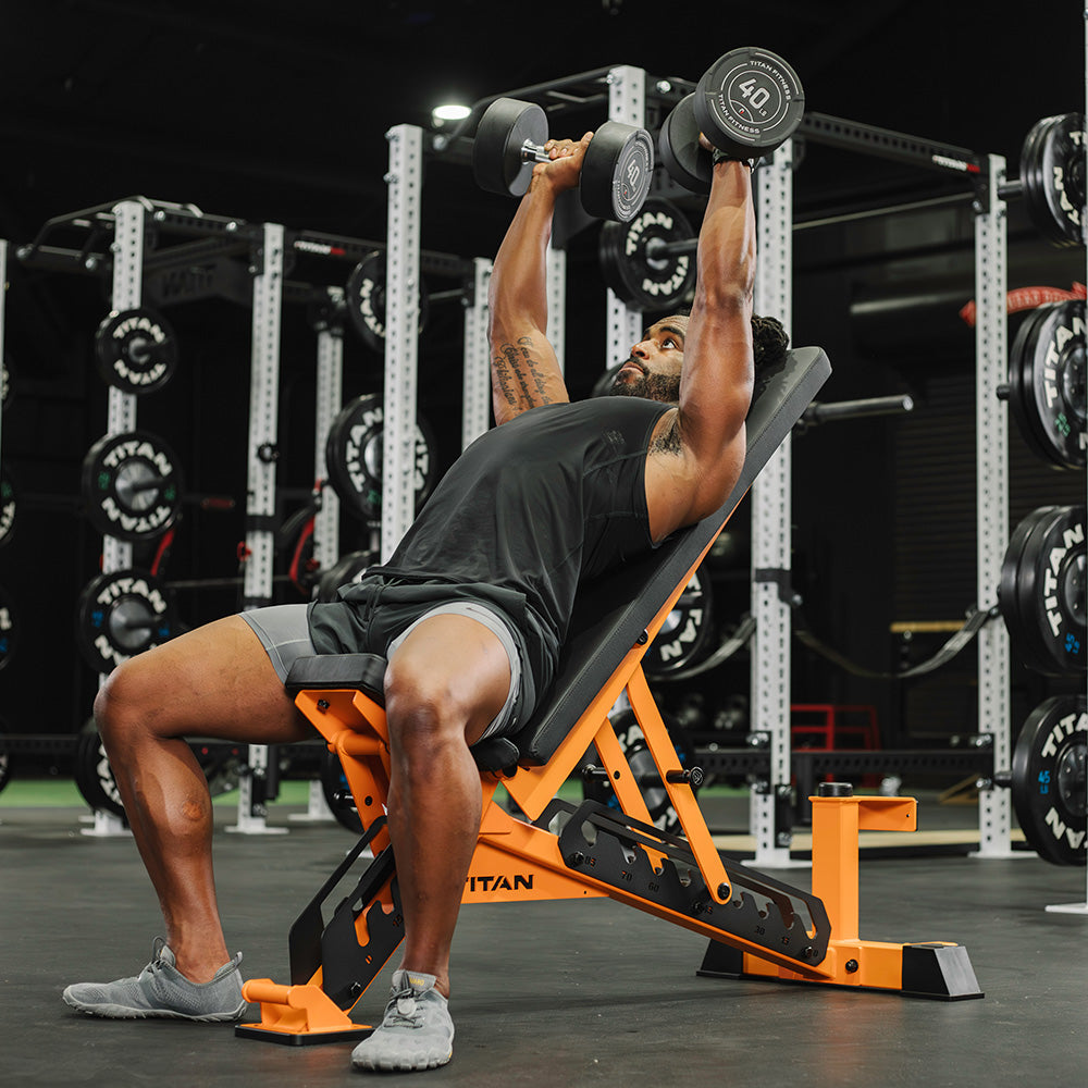 TITAN Series Adjustable Bench | Orange - view 28