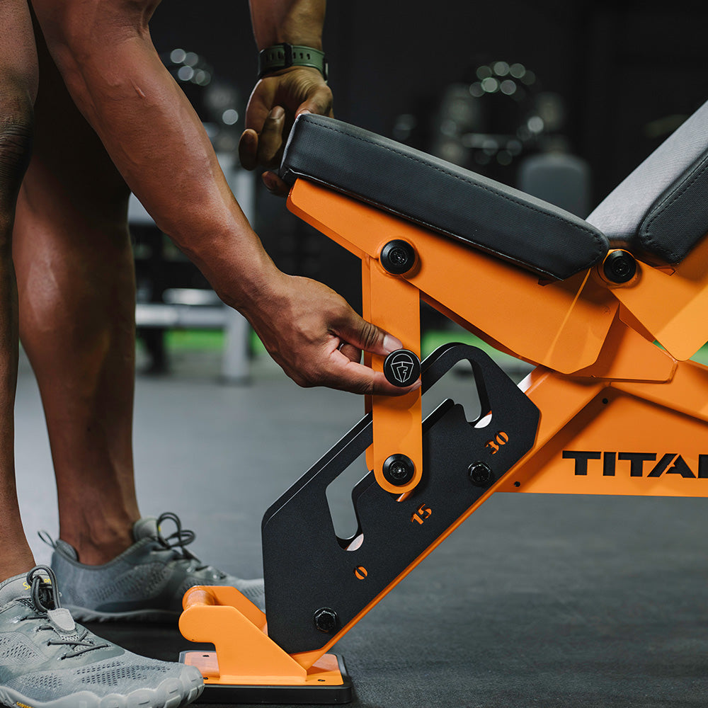 TITAN Series Adjustable Bench | Orange - view 34