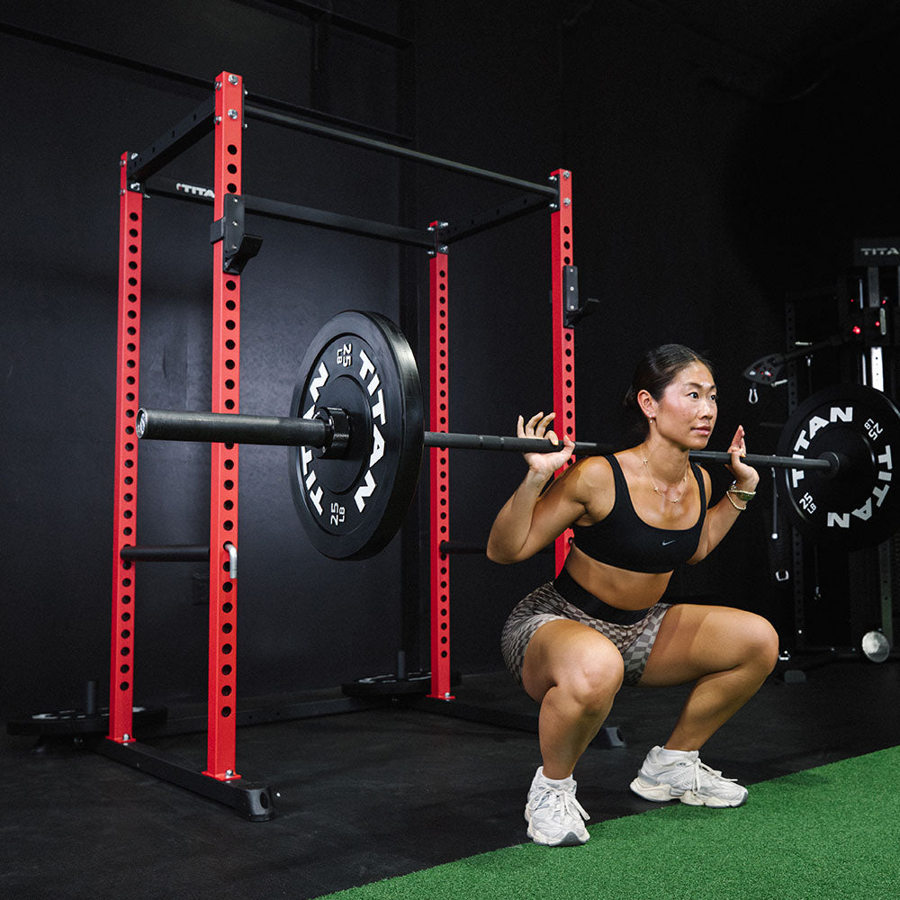 T-2 Series Power Rack | Red / 71in