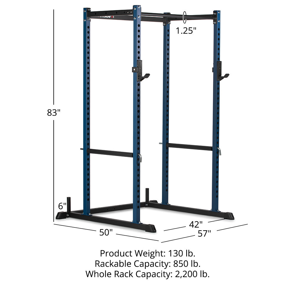 T-2 Series Power Rack | Navy / 83in