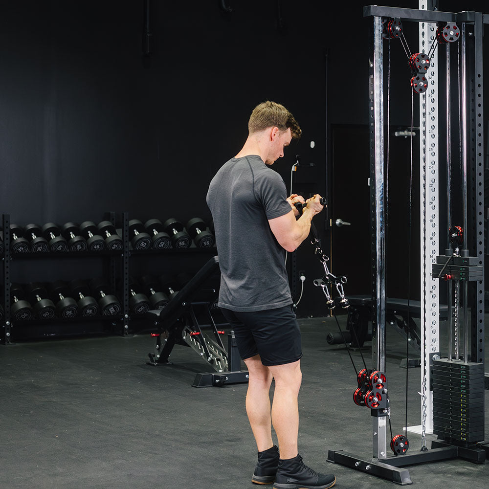 Selectorized Wall and Rack Mounted Pulley Towers | Tall 89"
