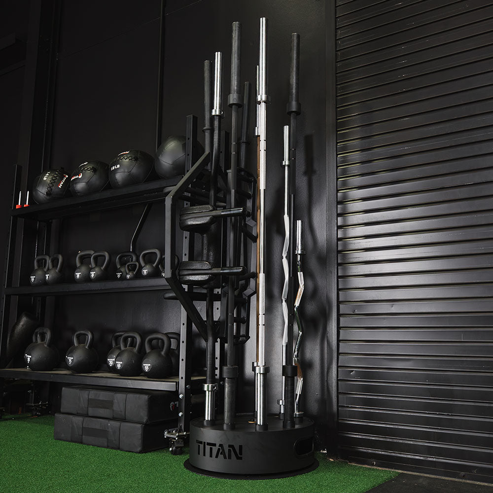 Revolver Rotating Barbell Rack | 9 Sleeve - view 14