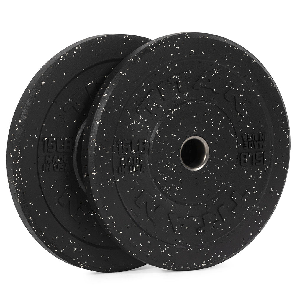 15 LB Pair Crumb Rubber Bumper Plates - view 1