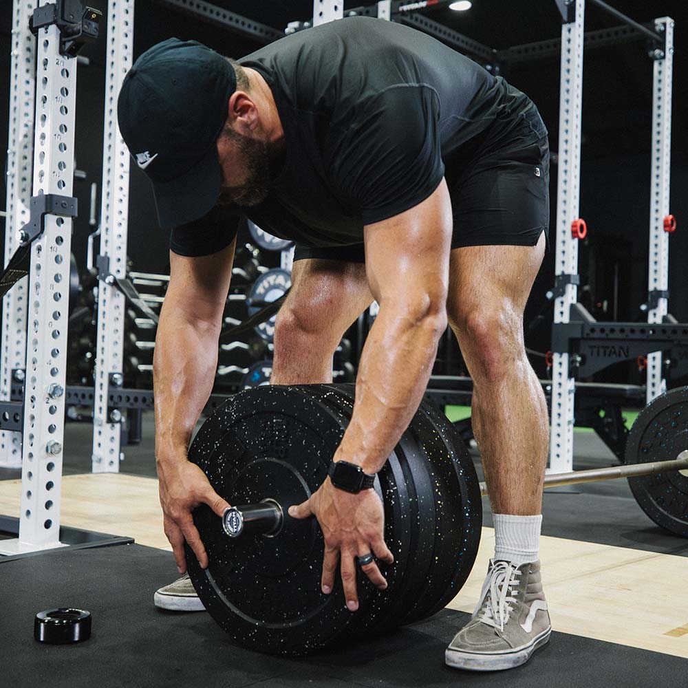 15 LB Pair Crumb Rubber Bumper Plates - view 4