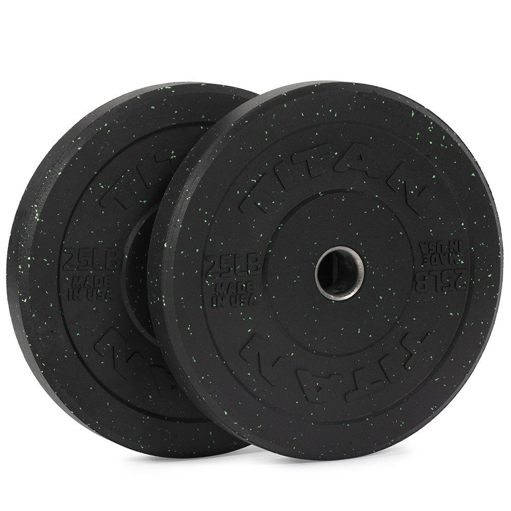 25 LB Pair Crumb Rubber Bumper Plates