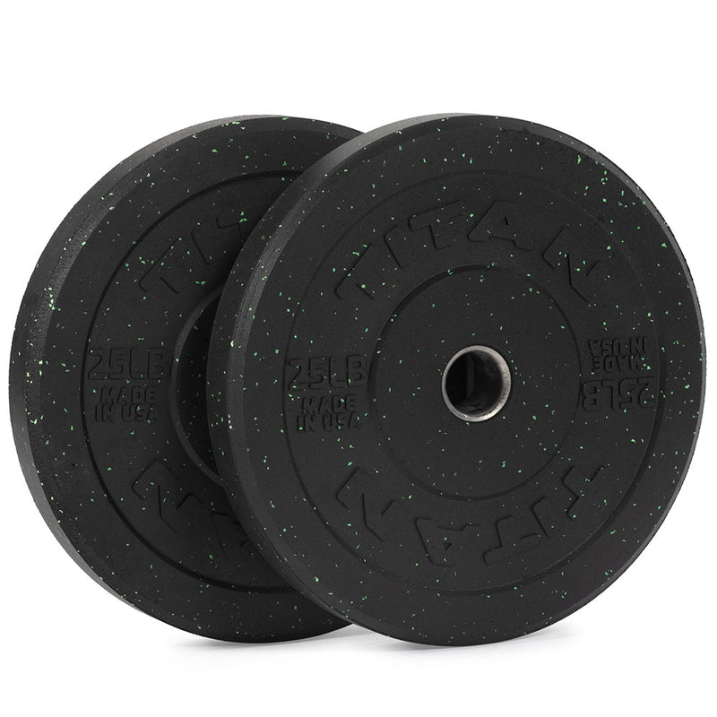 25 LB Pair Crumb Rubber Bumper Plates