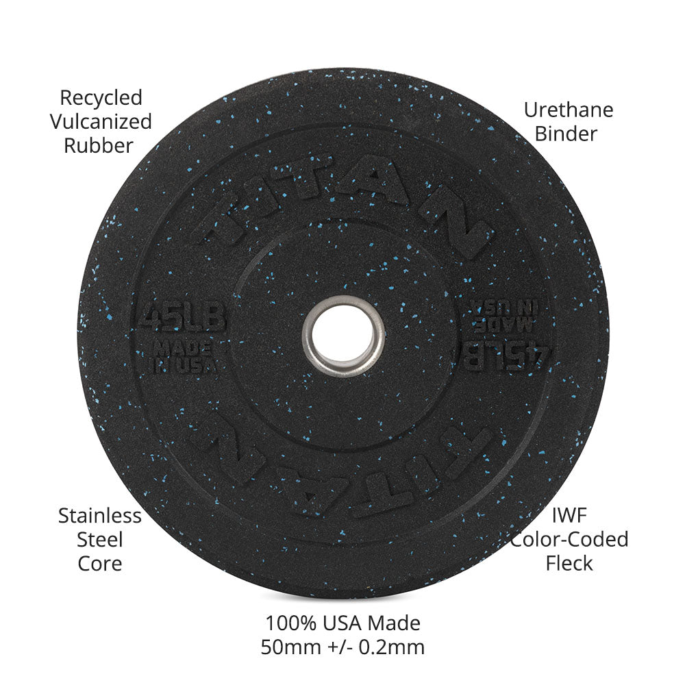 45 LB Single Crumb Rubber Bumper Plate - view 9
