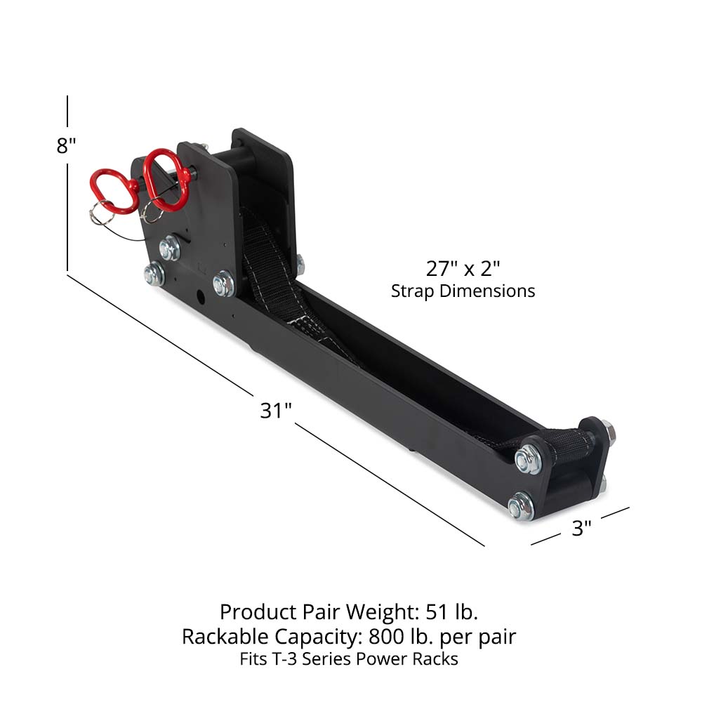 T-3 Series Safety Strap Spotter Arms