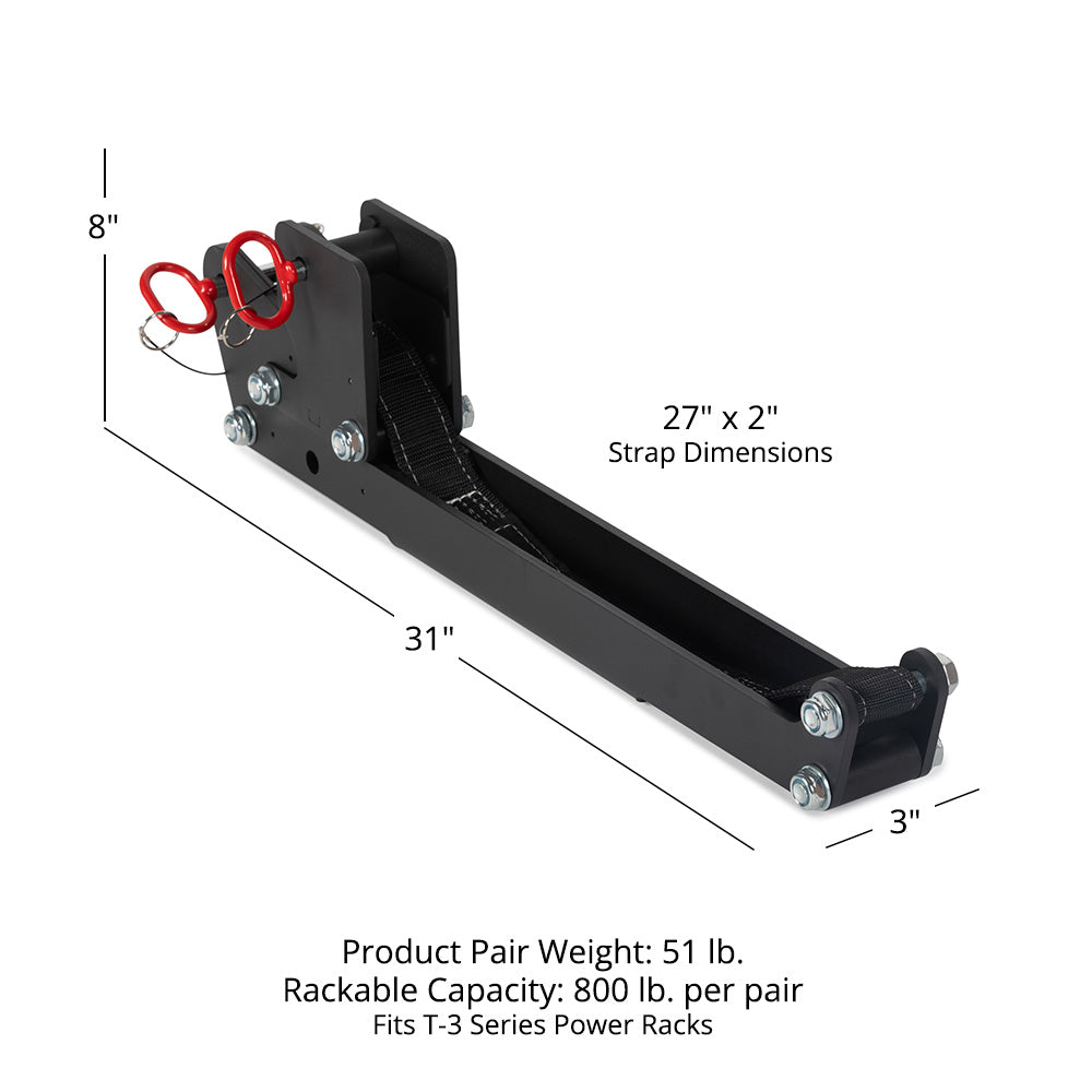 T-3 Series Safety Strap Spotter Arms