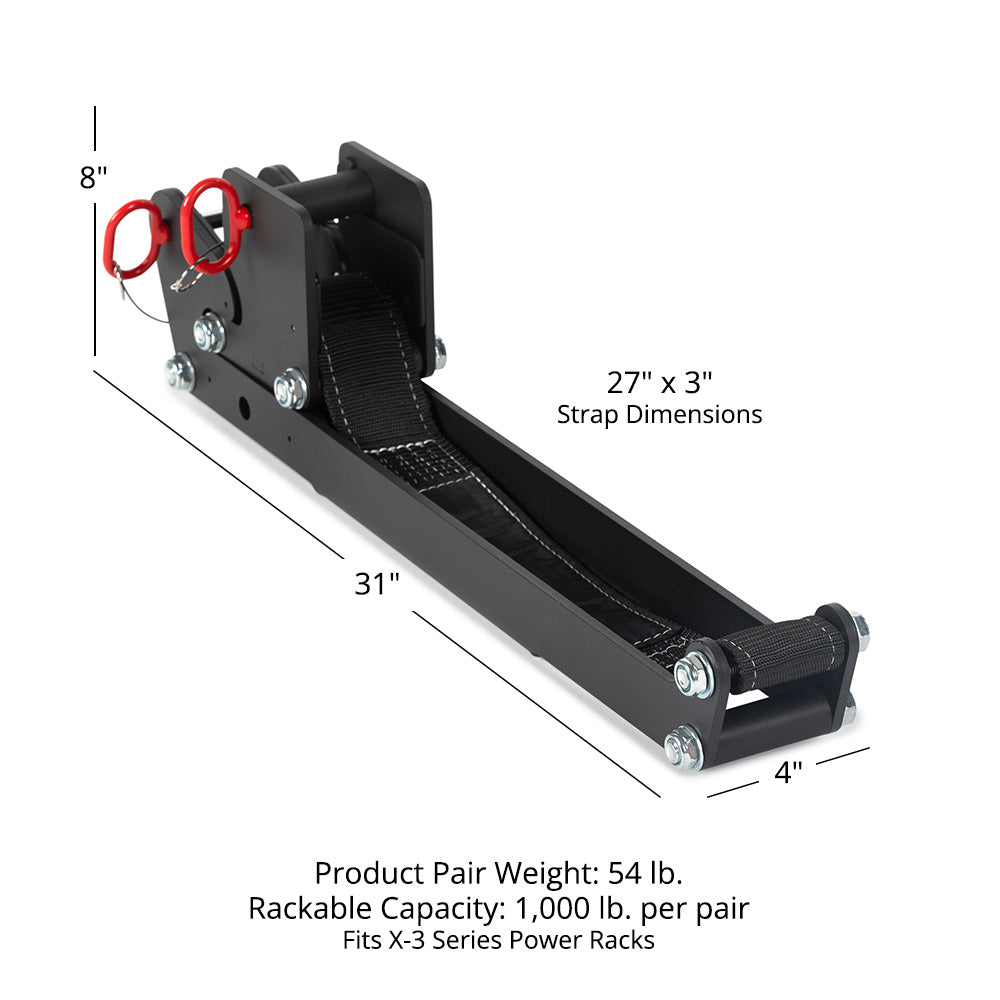 X-3 Series Safety Strap Spotter Arms - view 12