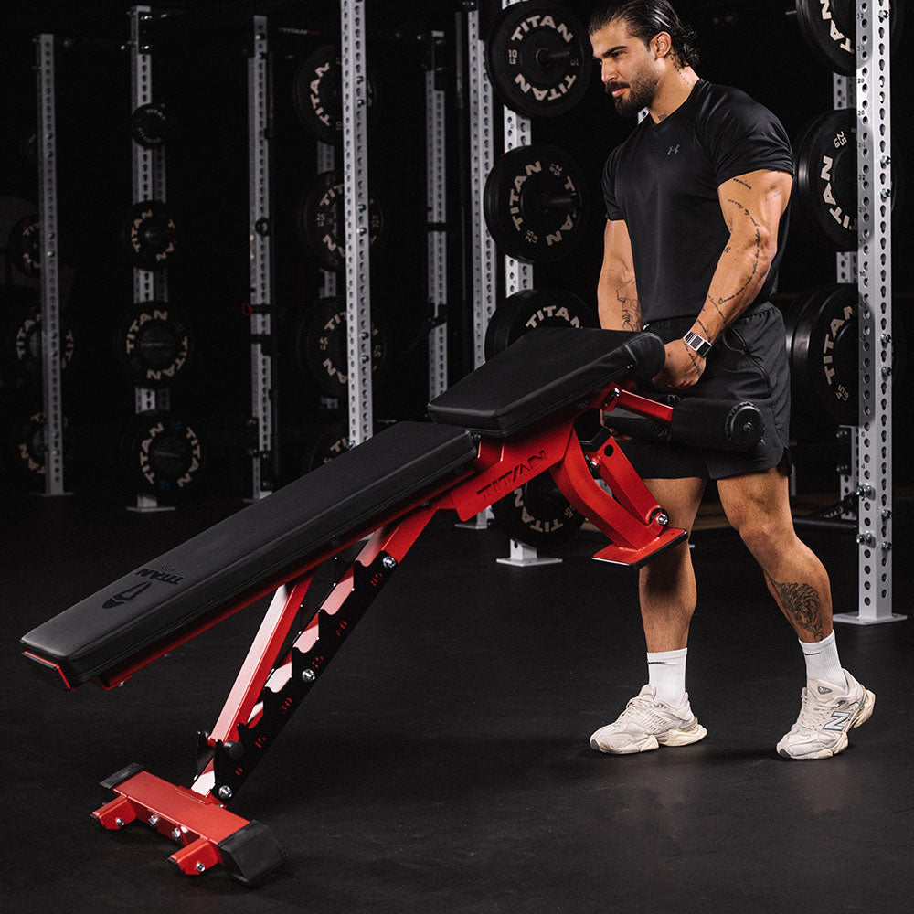 Elite Series Adjustable FID Bench | Red
