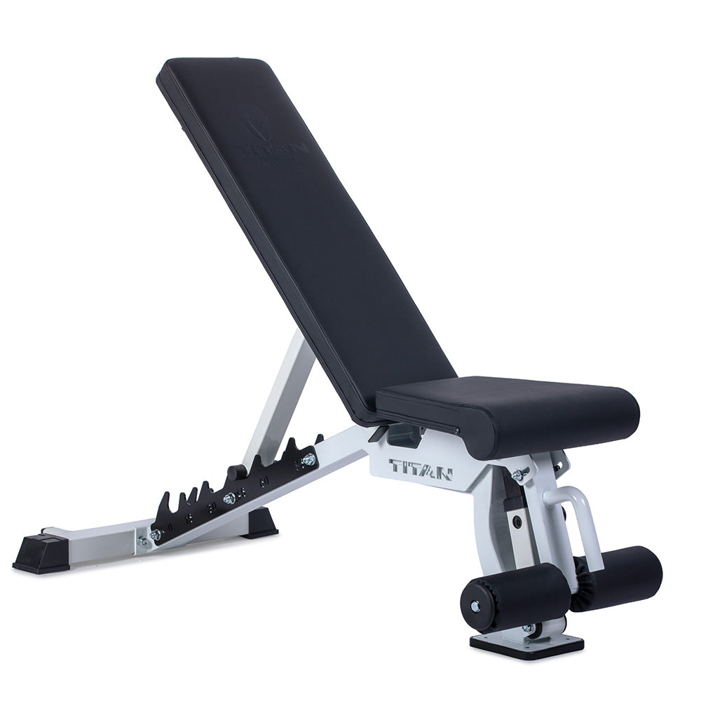 Elite Series Adjustable FID Bench | White - view 43