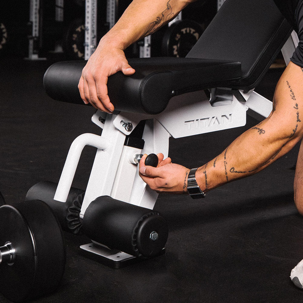 Elite Series Adjustable FID Bench | White