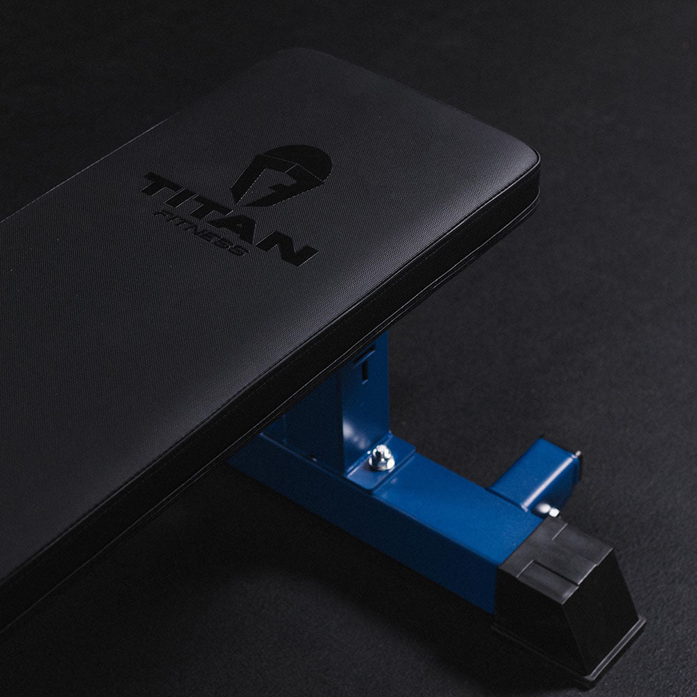 Elite Series Single Post Flat Bench | Navy - view 31