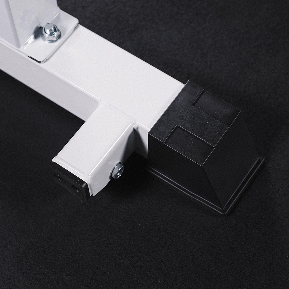Elite Series Single Post Flat Bench | White - view 46