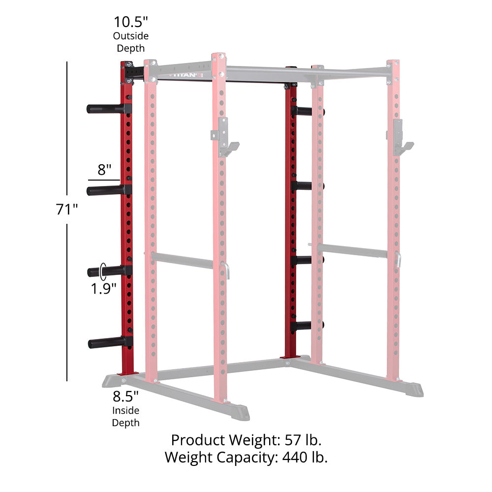 T-2 Series 10" Extension Kit | Red / 71" - view 20