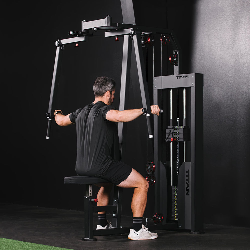 Selectorized Pec Fly and Reverse Delt Machine