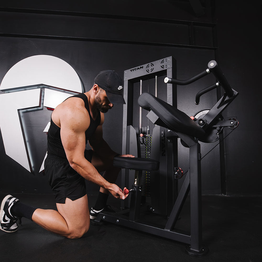 Selectorized Bicep and Tricep Machine - view 11