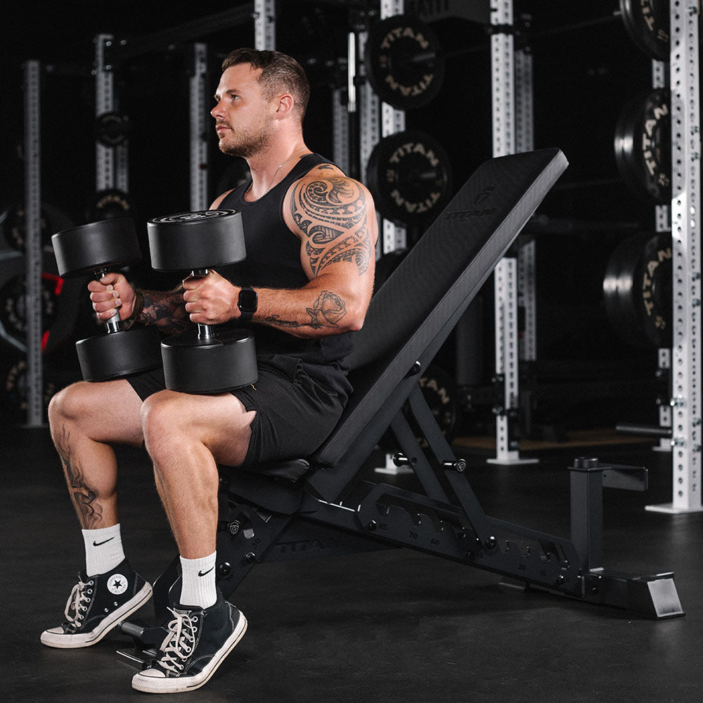 TITAN Series Adjustable Bench | Black